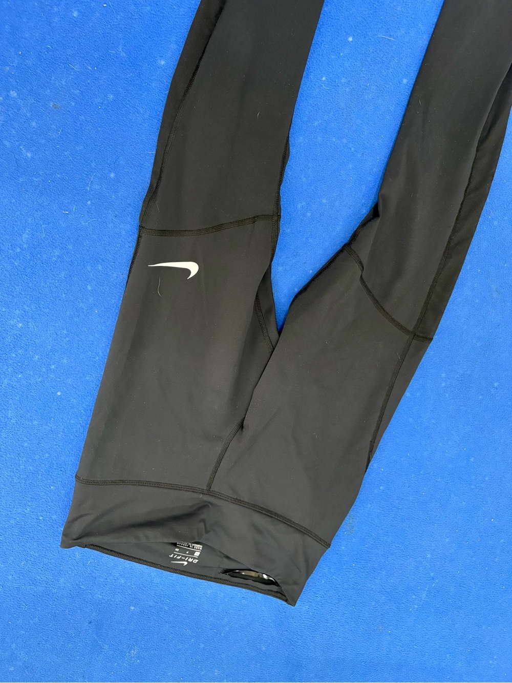 Nike Black Leggings with White Swoosh